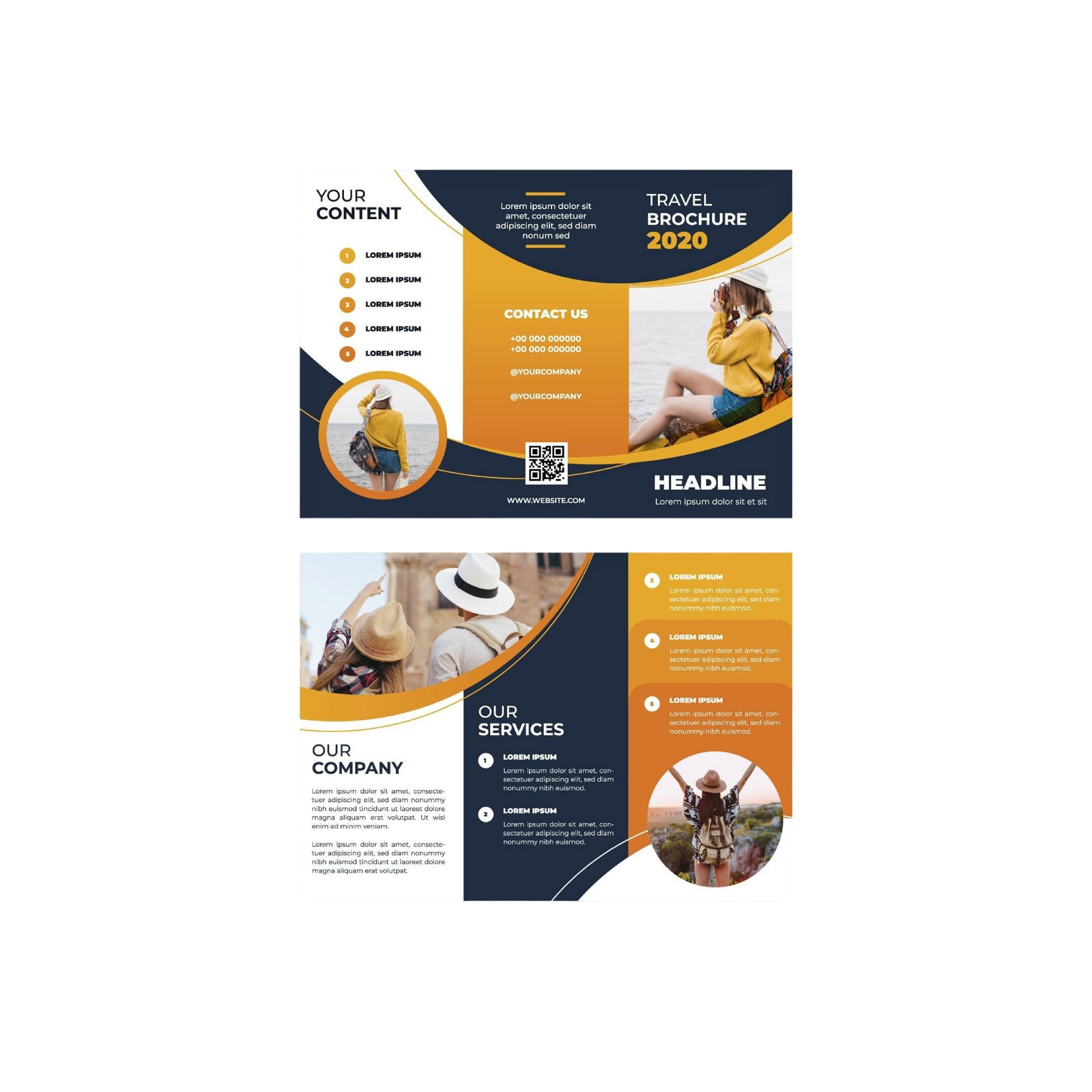 Custom Trifold Flyer Printing Abu Dhabi Dubai View 3